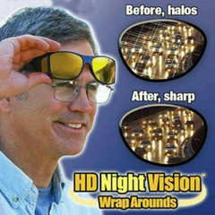 Антибликовые очки HD VISION Wrap Arounds, набор 2 шт