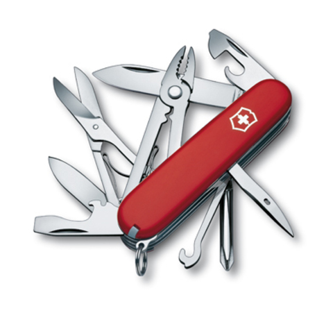 Нож Victorinox Deluxe Tinker, 91 мм, 17 функций, красный*