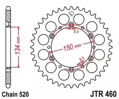 Звезда мотоциклетная JT JTR460.46