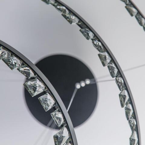 Подвесная светодиодная люстра Citilux Celeste Nero EL320P120.1