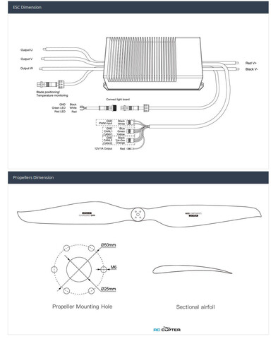 Набор ВМГ MAD HB30-47.5X18 drone arm set (M40C30 IPE KV10 2шт + ESC SineSic Pro 80A 2шт + CB2 47.5X18" пара)
