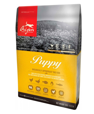 Orijen Puppy 85/15 корм беззерновой для щенков всех пород Цыпленок 2 кг
