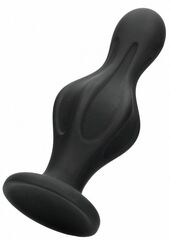 Черная анальная пробка Magic Butt Plug - 11,3 см. - 