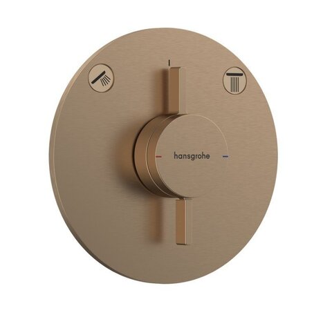 Hansgrohe 75418140 HG 75 418 140 DuoTurn S Смеситель для ванны, однорычажный, для 2 потребителей, скрытого монтажа, BBR