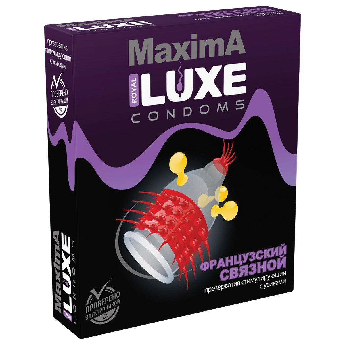ПРЕЗЕРВАТИВ LUXE MAXIMA ФРАНЦУЗСКИЙ СВЯЗНОЙ 1 штука