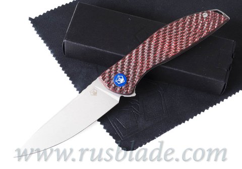 Shirogorov 2020 HatiOn Zero M390 RED CARBON FIBER MRBS 