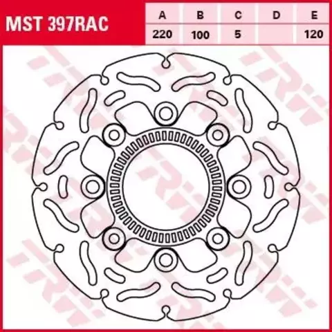 Тормозной диск MST397RAC