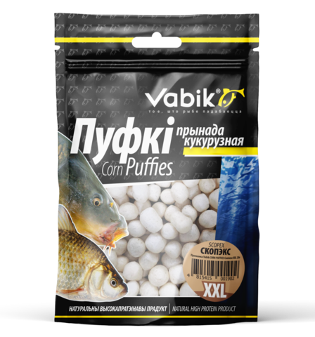 Приманка Vabik CORN PUFFIES XXL Скопекс ( заказ от 5 шт) 6-8 мм