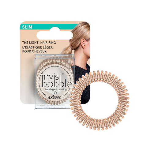 Резинка-браслет для волос с подвесом Slim Bronze Me Pretty | Invisibobble
