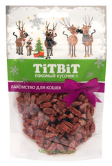 Titbit лакомство для кошек Мягкие снеки Рыбки с лососем 50г