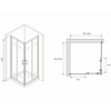 Abber Schwarzer Diamant AG021005 Душевой уголок, 100x100x190