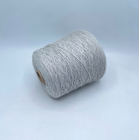 Бобинная пряжа (пр.Италия), art.Cotone, 350м/100 гр. 100%Хлопок, цвет-Серый меланж , арт.34737