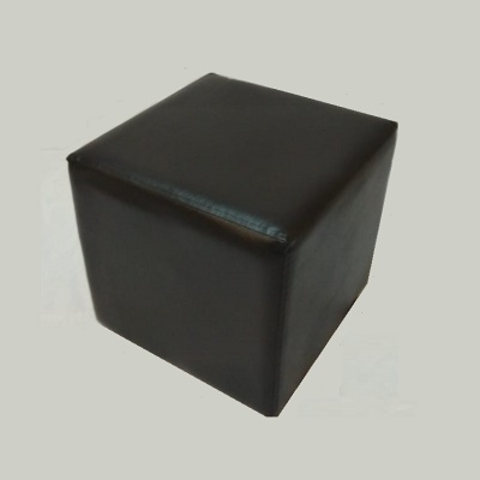 Банкетка куб BN-007, 340х340х340мм (черный)