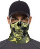 Картинка бандана-труба Skully Wear Tube skull camo Birch yellow - 1