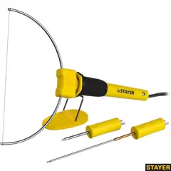 STAYER MAXterm, 7 Вт, в наборе: 3 насадки, аккуратный рез пенопласта + пластика, прибор для художественной резки (45257-H3)