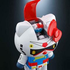 Фигурка Gundam x Hello Kitty BANDAI CHOGOKIN Mobile Suit (Потертая упаковка)