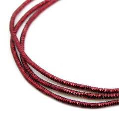 Канитель/трунцал мягкая, фигурная KAN/MN, 1 мм, глянец, спелая вишня