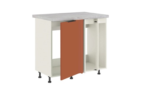 Брауни МП-1000 шкаф под мойку (Стол под мойку (прямой угол) одна створка+2 фальшпанели)