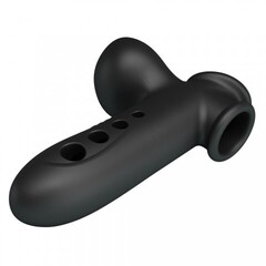 Насадка на пенис с эффектом расширения «Pretty Love Airbag Penis Sleeve Tyronn» черная