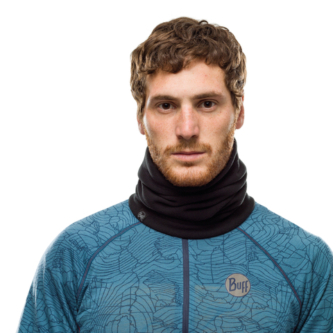 Картинка шарф-труба Buff Neckwarmer Polar Solid Black - 2
