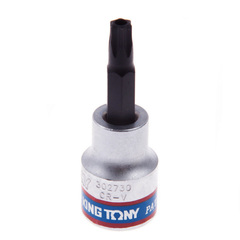 KING TONY (302730) Насадка (бита) торцевая 3/8", L = 50 мм, TORX с отверстием, T30