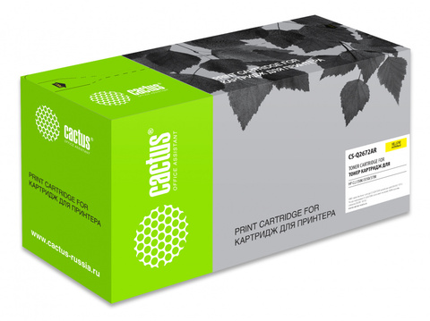 Лазерный картридж Cactus CS-Q2672AR (HP 309A) желтый для HP Color LaserJet 3500, 3500n, 3550, 3550n (4'000 стр.)