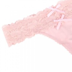 Трусики танга Sexy Floral Lace, розовые, XL-2XL