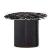 Журнальный столик JK, 60х45 см, черный мрамор