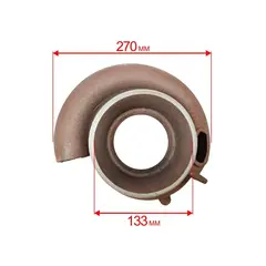 Диффузор DDE PTR80H (улитка) круглый корпус (70010-00843-00)