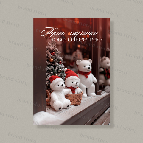 Открытка НГ226 (10 шт.) 7 х 10 см