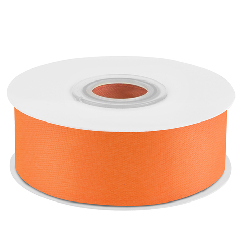 Лента Атласная (2,5см*22,85м) Оранжевый.