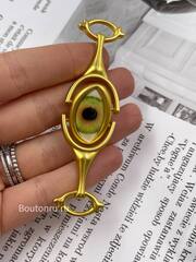 Пришивной элемент золотистый Скиап. 