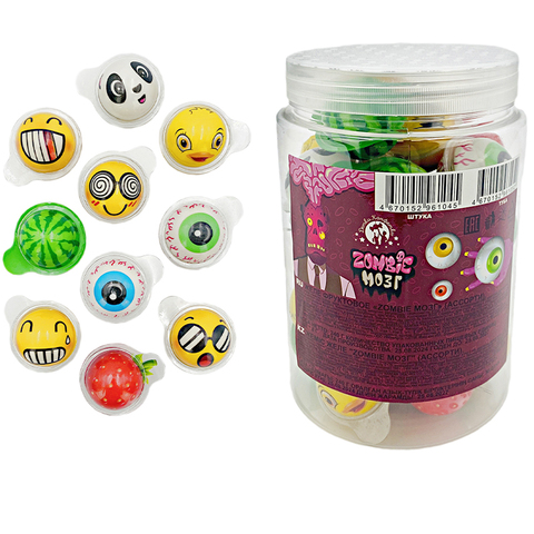 Желе фруктовое глаз Zombie Мозг 1кор*20бл*30шт, 8гр
