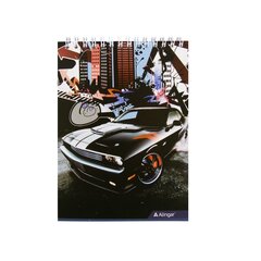 
          Блокнот А5, гребень, Alingar, мелованный картон, ассорти, 48 л., клетка, "MIX New"