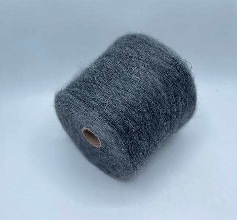 Mister Joe (пр.Италия),art-Preston 1000м/100гр, 35% Мохер, 35% Альпака 30% Полиамид, цвет-Графит,меланж(133/698), арт-36401