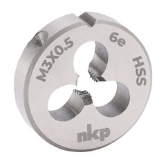 Плашка М 3,0х0,5 DINEN22568 HSS 6e 20х5мм NKP 239030N
