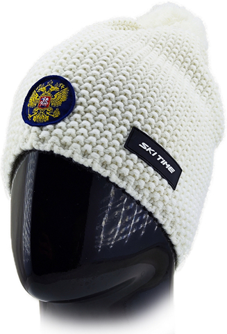 Картинка шапка Ski Time Star white - 1