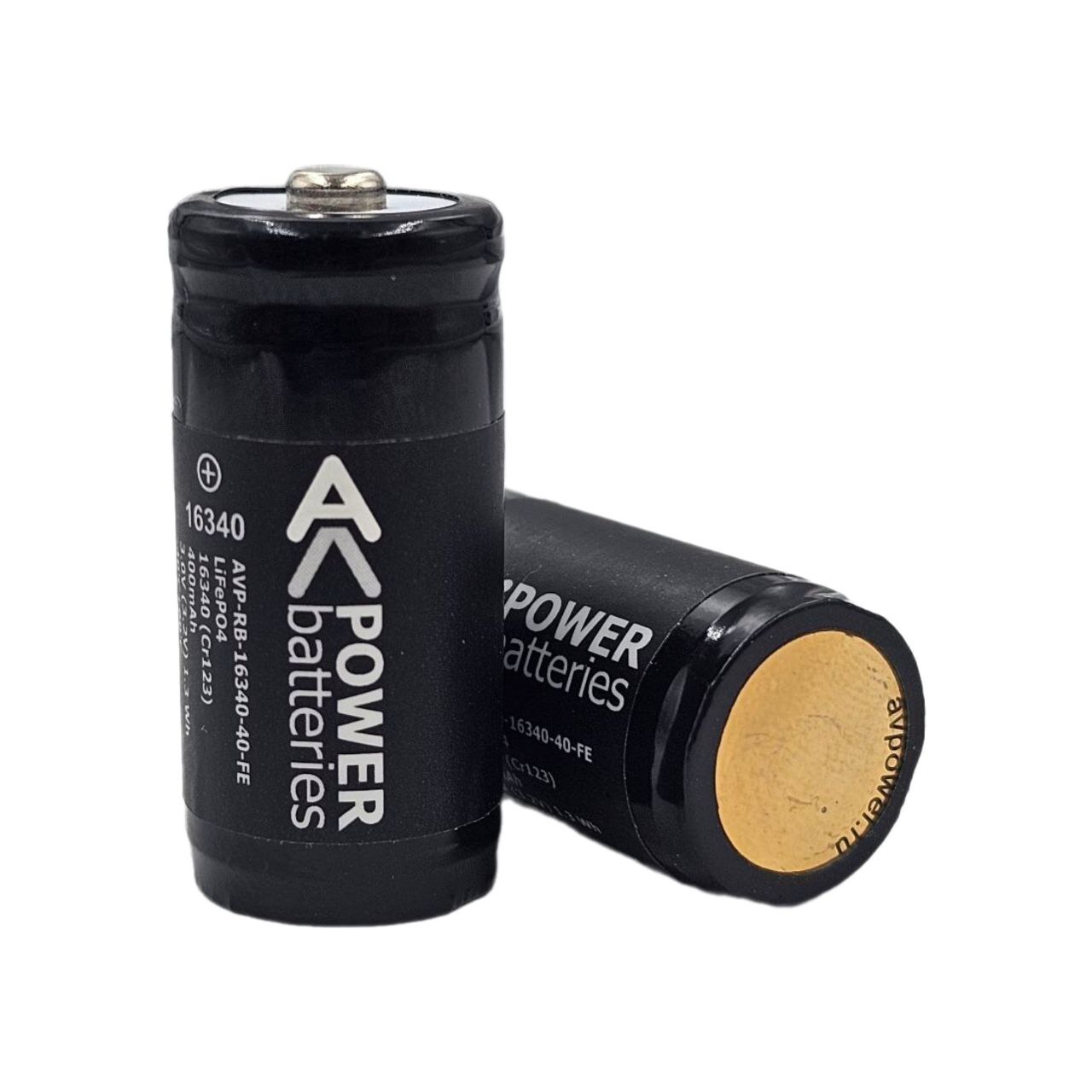 Аккумулятор 16340 (CR123) LiFePO4 400mAh 3,2V (3,0V) -40°C+65°C с платой защиты