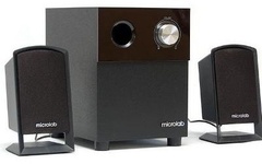 Компьютерные колонки Microlab M-109 черный, коричневый