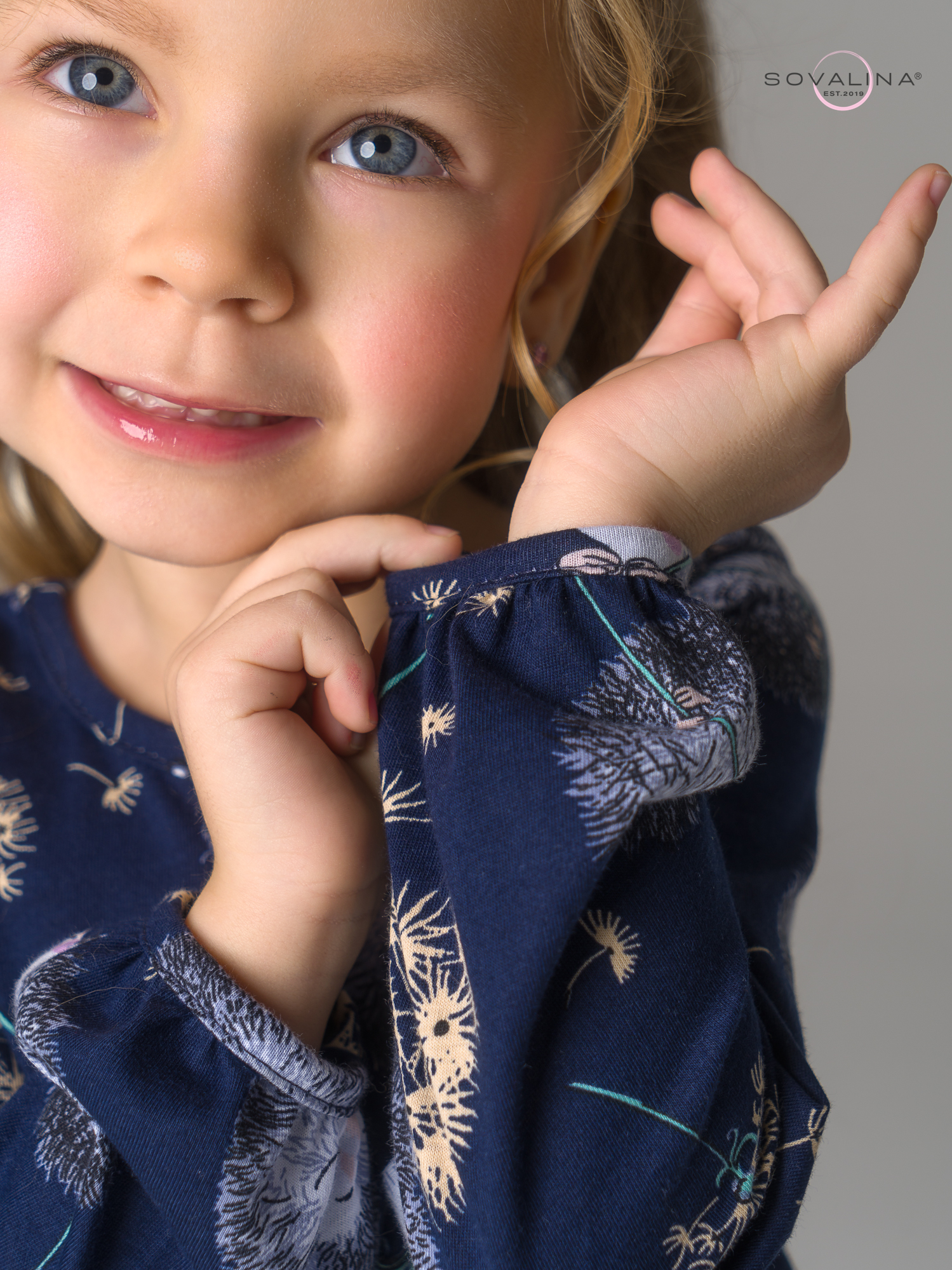 Платье Моана ежик с одуванчиком