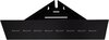 Aquanet 341536 Полка Магнум Н 280х280х120 угловая цв. черный матовый (341536)