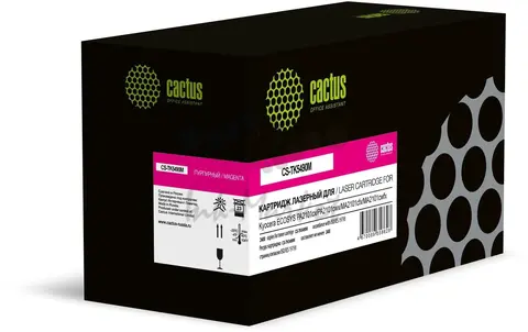 Картридж лазерный Cactus CS-TK5490M пурпурный (2400стр.) для Kyocera ECOSYS PA2101cx, PA2101cwx, MA2101cfx, MA2101cwfx с чипом
