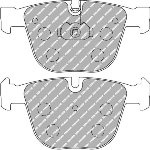 FCP1672H Тормозные колодки дисковые спортивые DS2500