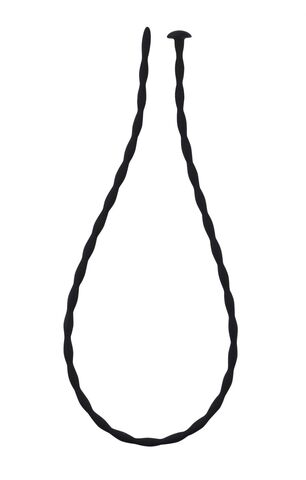Черный уретральный массажер Glide Medium - 30 см. - Lola Games Vanilla 1172-01lola