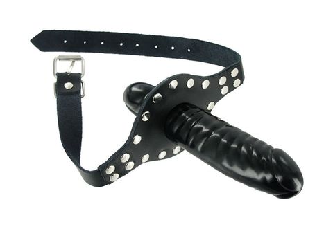 Кляп с фаллосом Ride Me Mouth Gag - XR Brands Strict Leather AC735