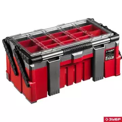 ЗУБР КОМБО-22, 567 х 314 х 245 мм, (22?), пластиковый ящик для инструментов, Профессионал (38138-22)