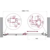 BelBagno LUCE-BF-1-120-C-NERO LUCE-BF-1-120-C-NERO Душевая дверь