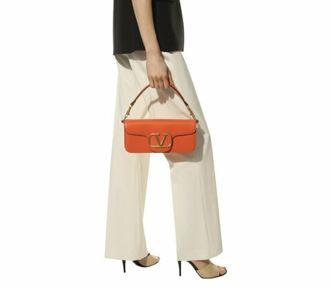 Сумка Valentino Locò оранжевый