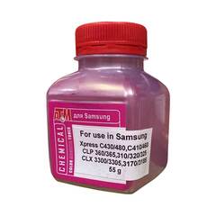 Тонер пурпурный Samsung SAMSUNG C430/480, CLP360/325 magenta 55 г/фл. Silver ATM
