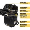 Картинка рюкзак городской Ozuko 9746 Black - 3